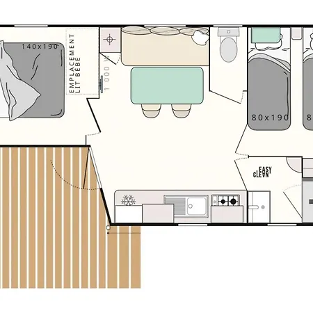 Campingplads Zecamping Parc Aquatique Pet Friendly Club Enfant *